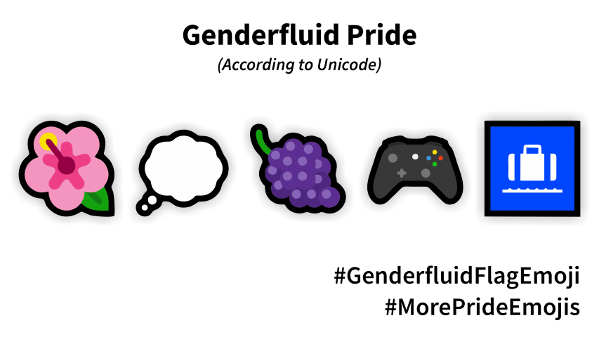 Genderfluid emoji based flag